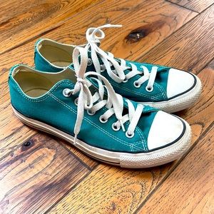 Turquoise Blue Converse All Star Women’s Size 8